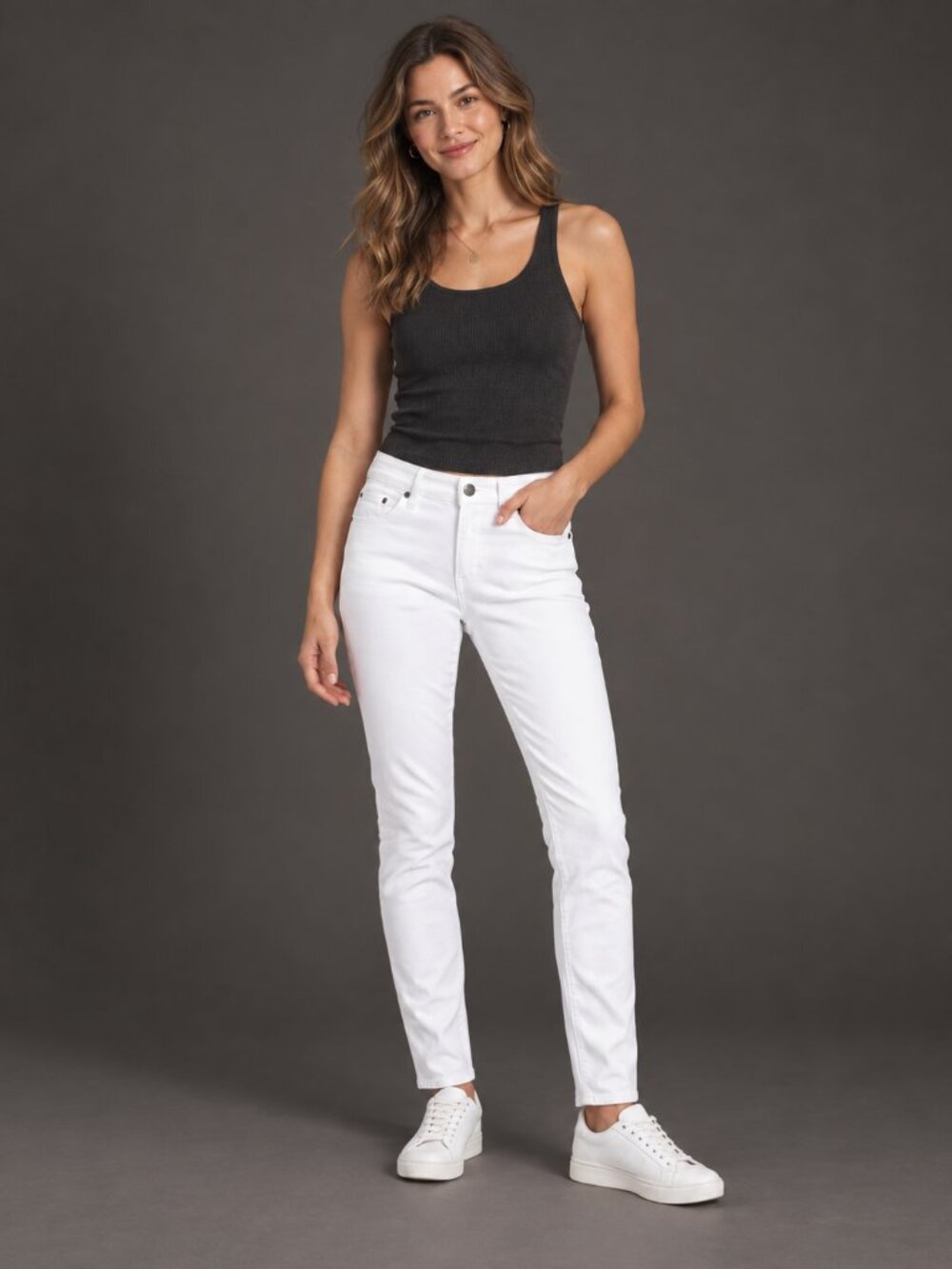 Gap 1969 White Medium Rise Jeans Size 24 Regular